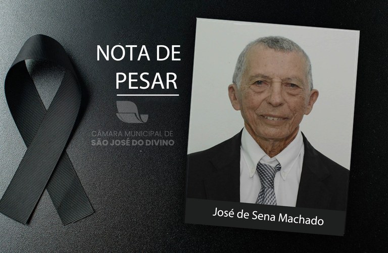 Câmara Emite Nota De Pesar Pelo Falecimento Do Ex Prefeito Sena